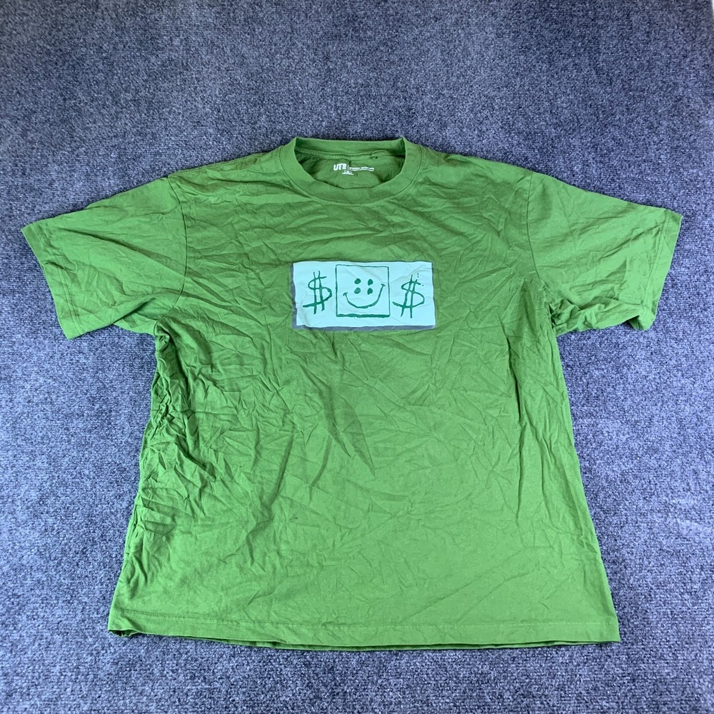 Uniqlo SpongeBob SquarePants Cactus Plant Flea Market UT T-Shirt Mens XL Green